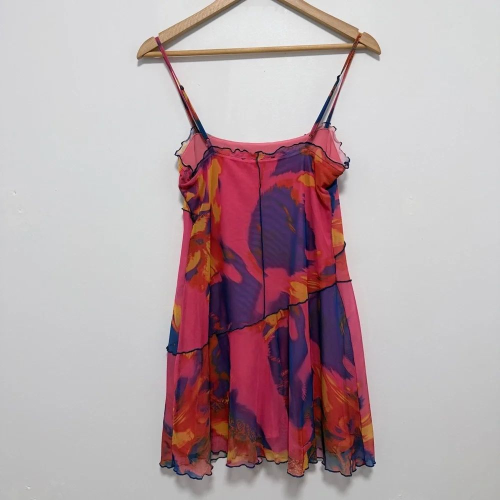 Urban Outfitters Moxie Mesh Mini Slip Dress - Picture 3 of 6